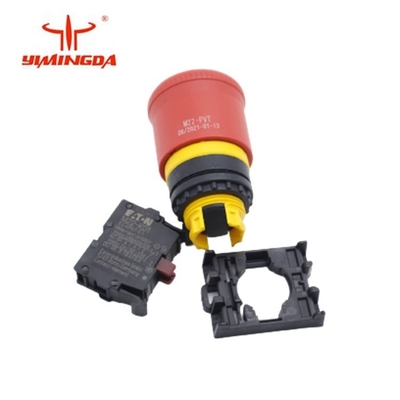 96877000 สวิตช์ชิ้นส่วนเครื่องตัดอัตโนมัติปุ่ม Estop Paragon Cutter Parts