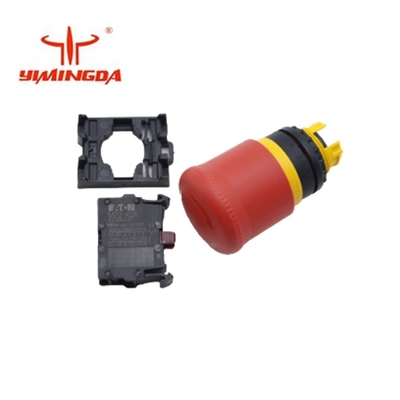 96877000 สวิตช์ชิ้นส่วนเครื่องตัดอัตโนมัติปุ่ม Estop Paragon Cutter Parts