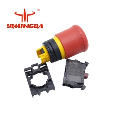 96877000 สวิตช์ชิ้นส่วนเครื่องตัดอัตโนมัติปุ่ม Estop Paragon Cutter Parts