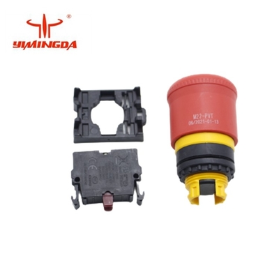 96877000 สวิตช์ชิ้นส่วนเครื่องตัดอัตโนมัติปุ่ม Estop Paragon Cutter Parts