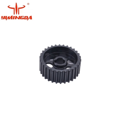 Long Life Auto Cutter Parts Pulley Gear Black Part No 128047 For Cutter Machine