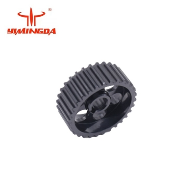 Long Life Auto Cutter Parts Pulley Gear Black Part No 128047 For Cutter Machine
