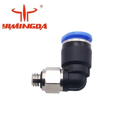 054811 ชิ้นส่วนเครื่องตัดอัตโนมัติ Pneumatic L Plug Screw QSML-M5-6 ชิ้นส่วนห้องตัดสิ่งทอ