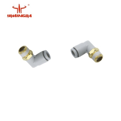 PN 465501062 คัตเตอร์อะไหล่ฟิตติ้งท่อข้อศอกชาย W / Sealant 6MM 1 / 8R